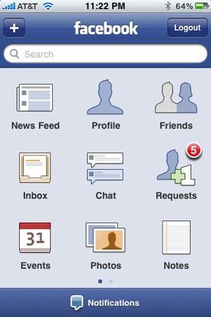 Facebook iPhone