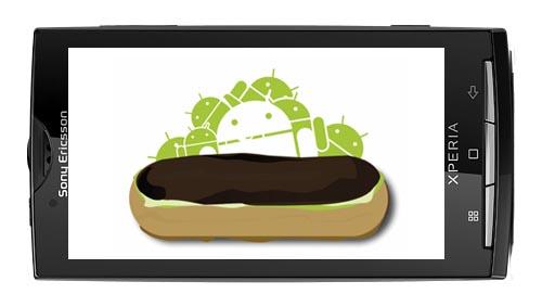 XPERIA X10 Eclair Android 2.1