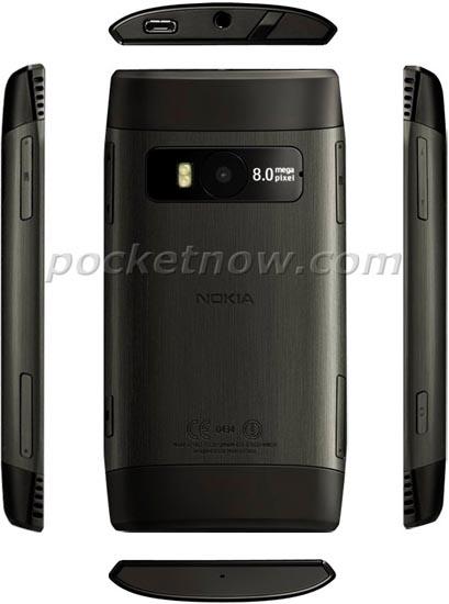 Nokia X7 rear