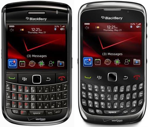 BlackBerry Bold 9650 Curve 3G 9330 Verizon