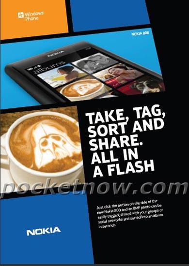 Nokia 800 Windows Phone advertisement