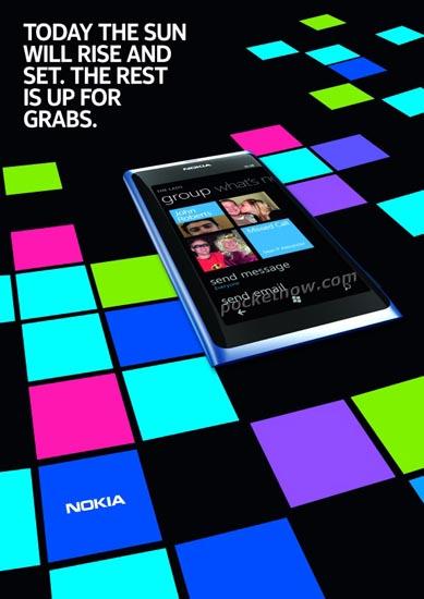 Nokia 800 Windows Phone advertisement