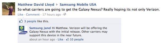 Samsung Galaxy Nexus Verizon