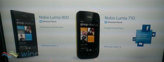 Nokia Lumia 710 Lumia 800