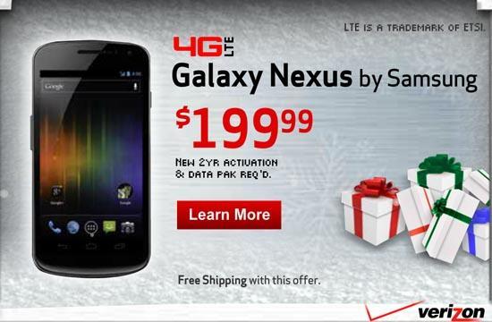 Samsung Galaxy Nexus Verizon ad