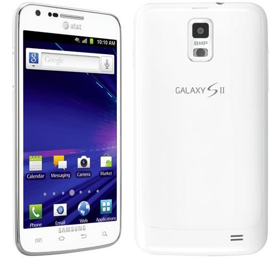 White Samsung Galaxy S II Skyrocket AT&T