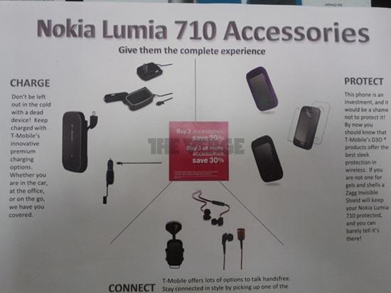 T-Mobile Nokia Lumia 710 accessories page