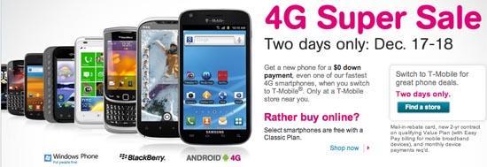 T-Mobile 4G Super Sale