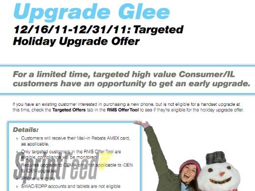 Sprint early upgrades