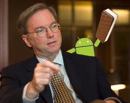 Eric Schmidt Android Ice Cream Sandwich