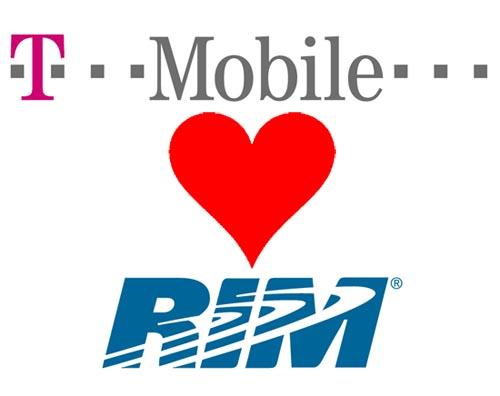 T-Mobile RIM logos