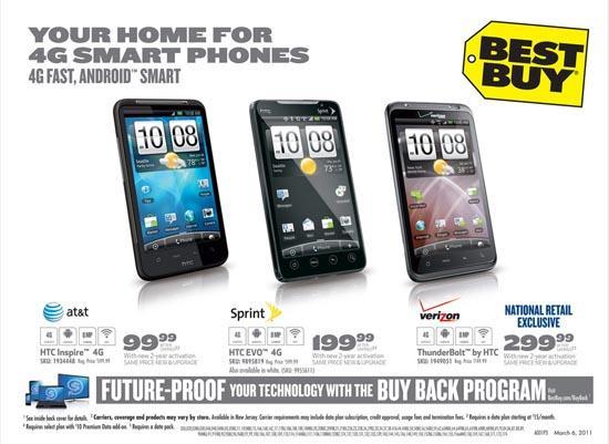 HTC ThunderBolt Best Buy ad