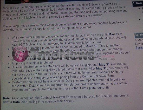 T-Mobile Sidekick Samsung discount