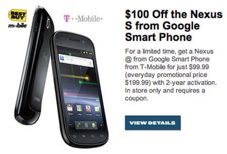 Nexus S Best Buy discount