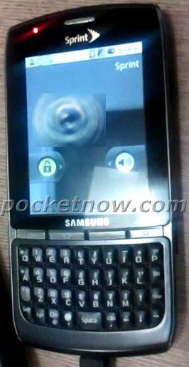 Samsung Android portrait QWERTY Sprint