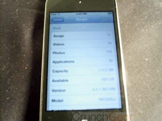 iPod Touch capacitive home button