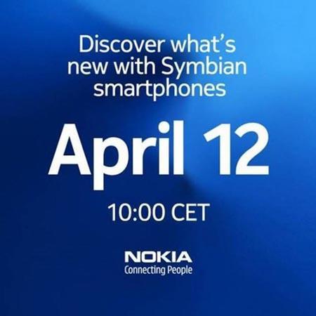 Nokia Symbian smartphone event April 12th