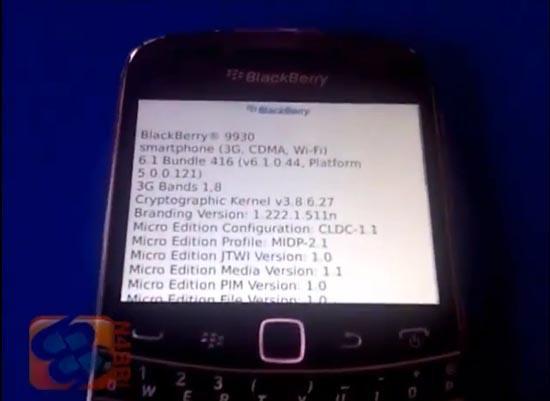 BlackBerry Bold Touch 9930 Montana
