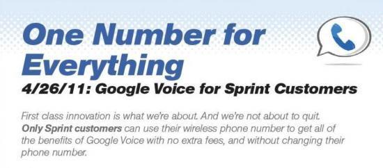 Sprint Google Voice launch