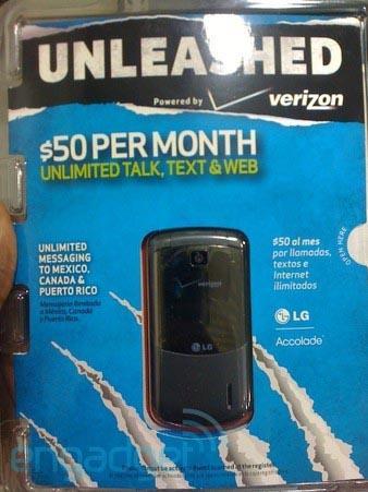 LG Accolade Verizon Unleashed