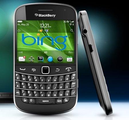 BlackBerry 9900 Bing