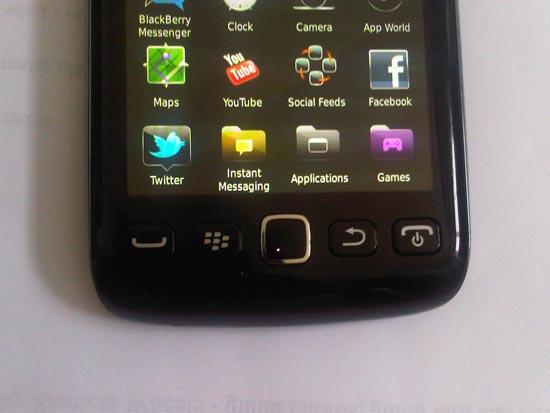 BlackBerry Touch 9860 physical buttons