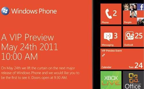 Microsoft Windows Phone Mango preview event