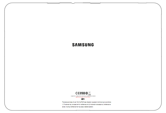 Samsung Galaxy Tab 8.9 GT-P7310 FCC