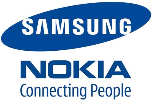 Samsung Nokia logos