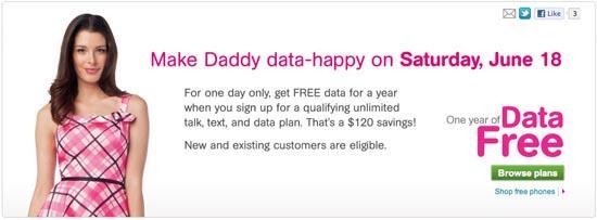 T-Mobile Father's Day 2011 sale