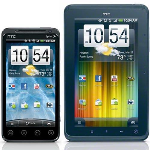 HTC EVO 3D, HTC EVO View 4G