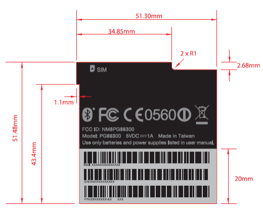 HTC EVO 3D PG86300 FCC