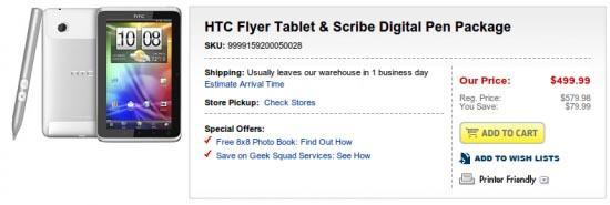 HTC Flyer Scribe digital pen Best Buy