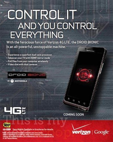 Motorola DROID Bionic Best Buy ad