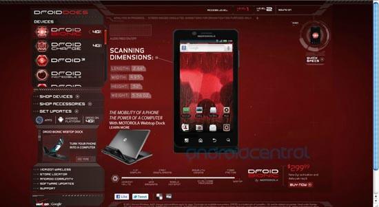 Motorola DROID Bionic DROID Does site