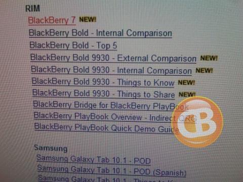 Verizon BlackBerry Bold 9930 BlackBerry 7 training