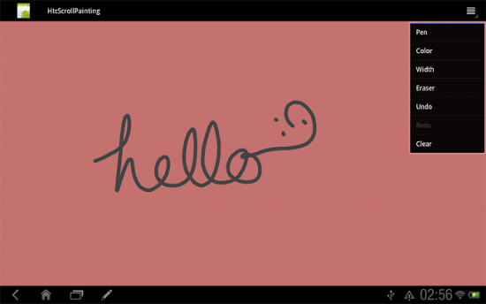 HTC Sense Honeycomb Scribe