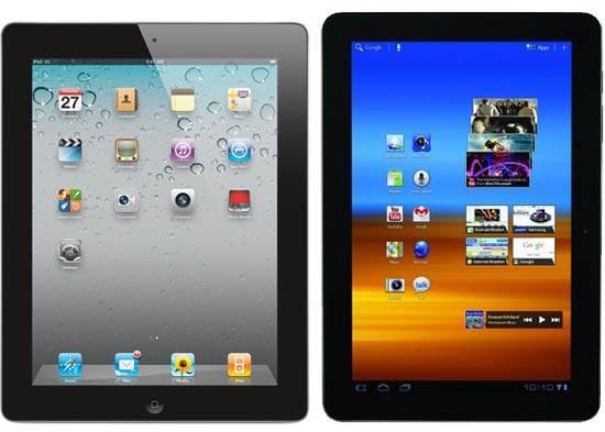 Apple iPad 2 Samsung Galaxy Tab 10.1