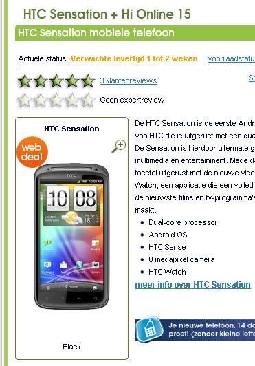 The Phone House HTC Sensation