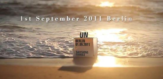 Samsung Mobile Unpacked teaser IFA 2011