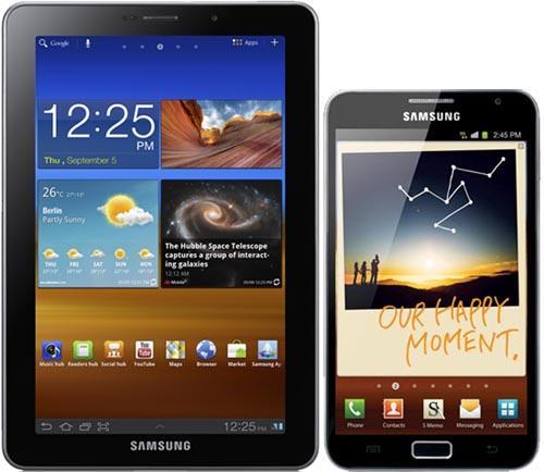 Samsung Galaxy Tab 7.7 Samsung Galaxy Note
