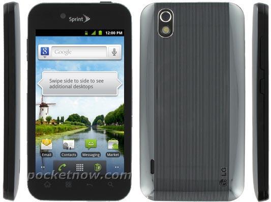 LG Marquee Sprint Optimus Black LS855