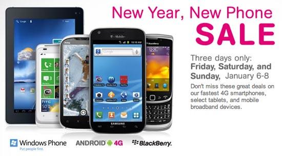 T-Mobile New Year, New Phone Sale