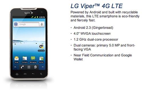 LG Viper Sprint 4G LTE