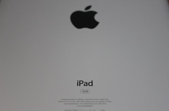 New iPad rear