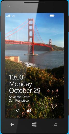 Windows Phone 8 launch event invitation