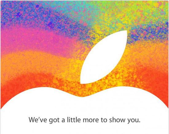 Apple invitation October 23 iPad mini event
