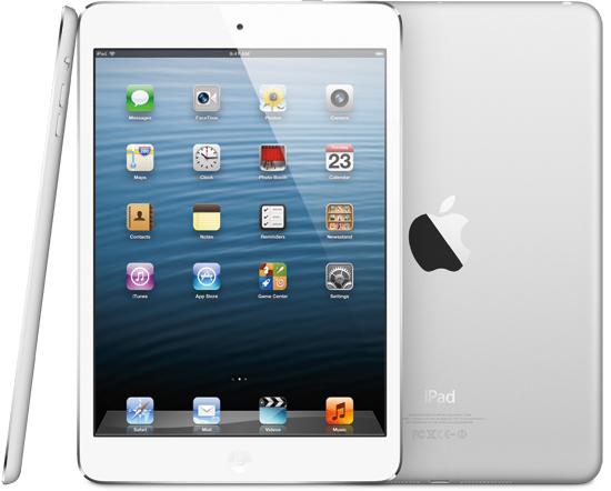 iPad mini official Apple white and silver