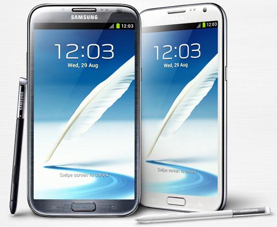 Samsung Galaxy Note II Titanium Gray Marble White