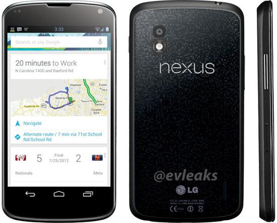 LG Nexus 4 press images leak